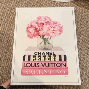 Chanel Hermès Louis Vuitton Valentino Art Print